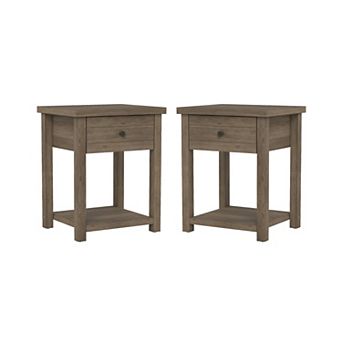Hillsdale Furniture Living Essentials by Hillsdale Harmony Wood Accent Table Set of 2