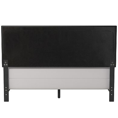 Hillsdale Furniture Willow Nail Head Trim Upholstered Bed Frame