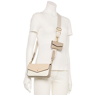 Nine West Peaches Crossbody With Card Case