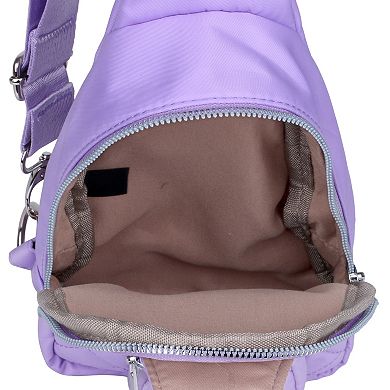 Women's Julia Buxton Nylon Quilted Sling Bag