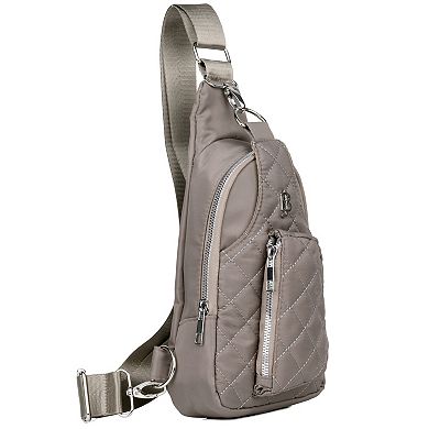 Women's Julia Buxton Nylon Quilted Sling Bag