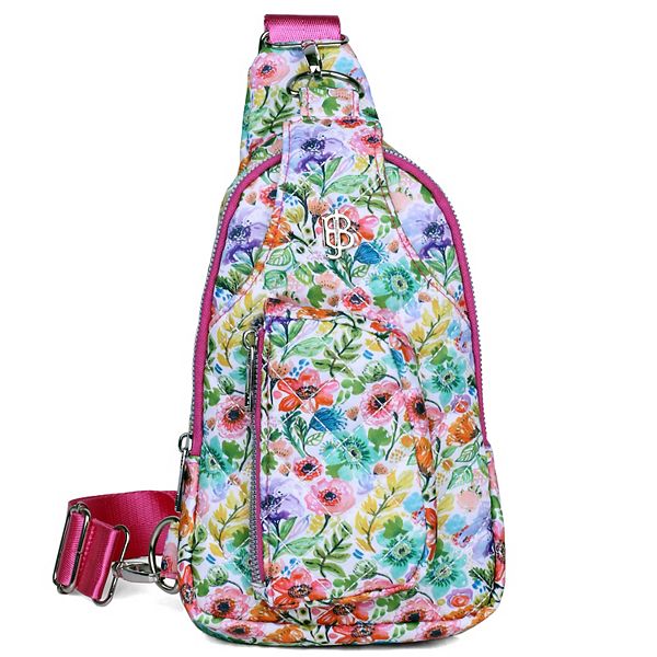 Women's Julia Buxton Nylon Quilted Sling Bag - Meadows