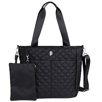 Women's Julia Buxton Nylon Quilted Organizer Tote Bag
