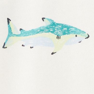 Baby Boy Carter's 2-Piece Shark Tee & Shortall Set