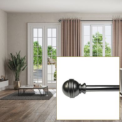 Versailles Home Fashions 3/4-in. Sencillo Circa Curtain Rod Set
