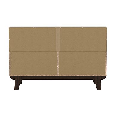 Hillsdale Furniture Living Essentials by Hillsdale Kincaid Wood Drawer Dresser & Drawer Nightstand Set
