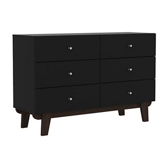 Hillsdale Furniture Living Essentials by Hillsdale Kincaid Wood 6 Drawer Dresser
