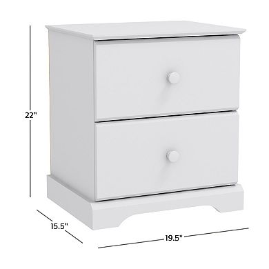 Hillsdale Furniture Living Essentials by Hillsdale Campbell Wood Nightstand