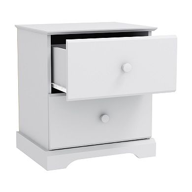 Hillsdale Furniture Living Essentials by Hillsdale Campbell Wood Nightstand