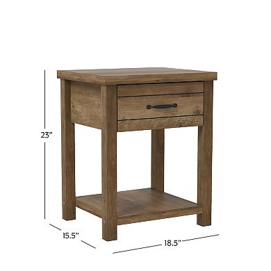 Hillsdale Furniture Living Essentials by Hillsdale Lancaster Wood Nightstand Set of 2