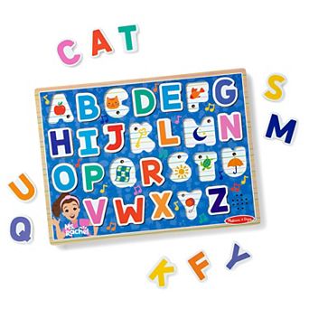 Melissa & Doug Ms. Rachel™ Wooden Phonics Alphabet Sound Puzzle