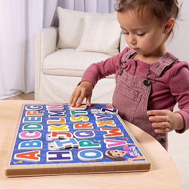 Melissa & Doug Ms. Rachel™ Wooden Phonics Alphabet Sound Puzzle