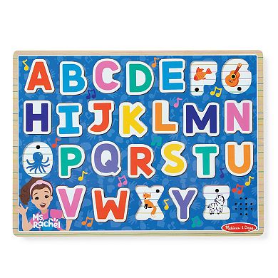 Melissa & Doug Ms. Rachel™ Wooden Phonics Alphabet Sound Puzzle