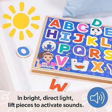 Melissa & Doug Ms. Rachel™ Wooden Phonics Alphabet Sound Puzzle