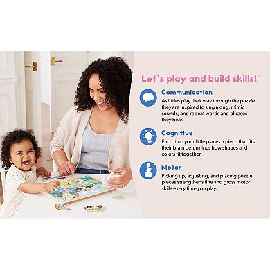 Melissa & Doug Ms. Rachel Wooden Song Puzzle