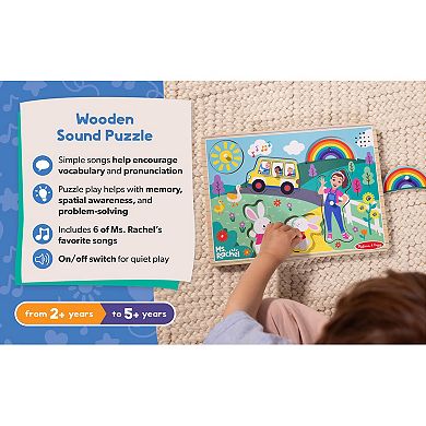 Melissa & Doug Ms. Rachel Wooden Song Puzzle