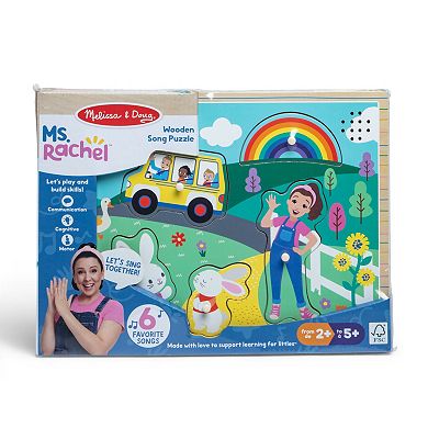 Melissa & Doug Ms. Rachel Wooden Song Puzzle
