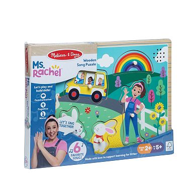 Melissa & Doug Ms. Rachel Wooden Song Puzzle