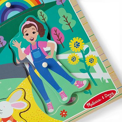 Melissa & Doug Ms. Rachel Wooden Song Puzzle