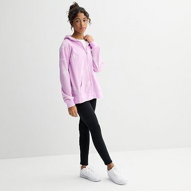 Girls 7-16 SO® Oversized Zip-Front Hoodie in Regular & Plus Size