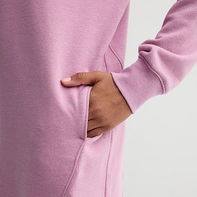 Girls 7-16 SO® Hooded Fleece Dress in Regular & Plus Size
