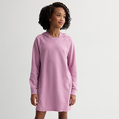 oversized hoodie dress for women Oversized Half-Zip Hoodie Dress