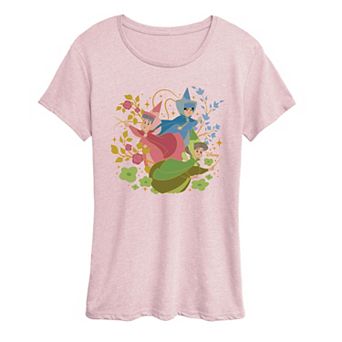 Disney's Sleeping Beauty Fairy Godmothers Women's Graphic Tee