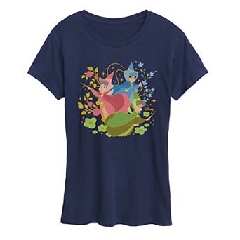Disney's Sleeping Beauty Fairy Godmothers Women's Graphic Tee