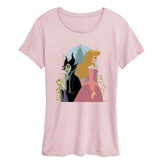 Disney's Sleeping Beauty Maleficent & Aurora Women's Graphic Tee