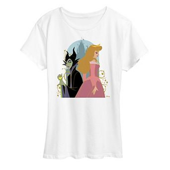 Disney's Sleeping Beauty Maleficent & Aurora Women's Graphic Tee