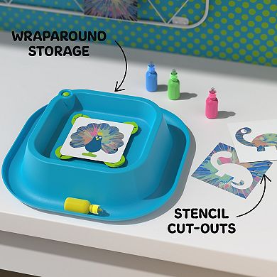 Discovery 3D Neon Spin Motorized Art Station