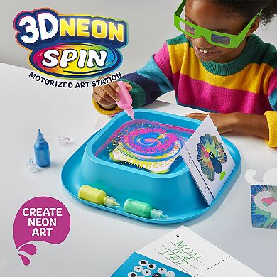Discovery 3D Neon Spin Motorized Art Station