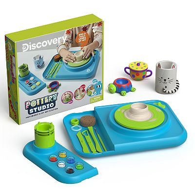 Discovery™ Pottery Studio Motorized Clay Art Station Set