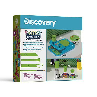 Discovery Pottery Studio Motorized Clay Art Station Set