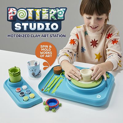 Discovery™ Pottery Studio Motorized Clay Art Station Set