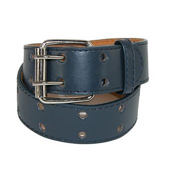 Ctm Kids' Leather Two Hole Jean Belt (pack Of 2)