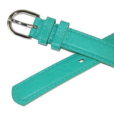 Ctm Kid's Leather 1 Inch Basic Dress Belt