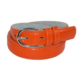 Ctm Kid's Leather 1 Inch Basic Dress Belt
