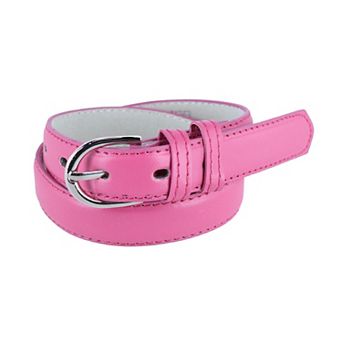 Ctm Kid's Leather 1 Inch Basic Dress Belt