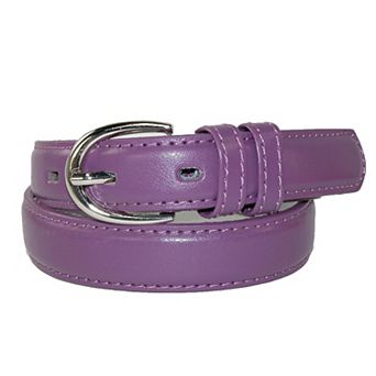 Ctm Kid's Leather 1 Inch Basic Dress Belt