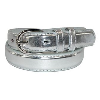 Ctm Kid's Leather 1 Inch Basic Dress Belt