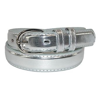 Ctm Kid's Leather 1 Inch Basic Dress Belt