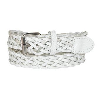 Ctm Girls' Metallic Braided Belt