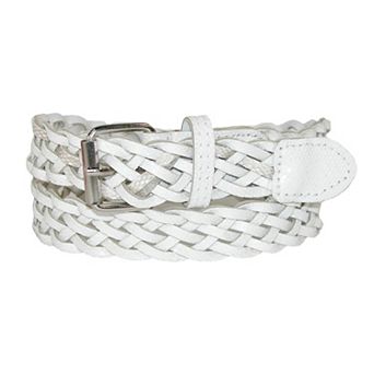 CTM Girls' 3/4 Inch Wide Metallic Braided Belt