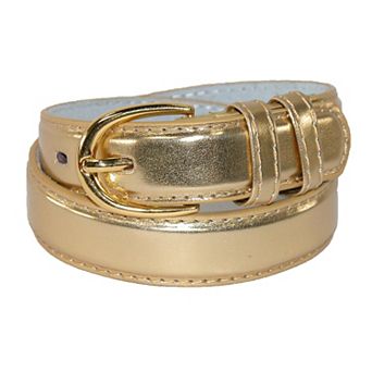 Ctm Kid's Leather 1 Inch Basic Dress Belt (pack Of 2)