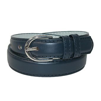 Ctm Kid's Leather 1 Inch Basic Dress Belt (pack Of 2)