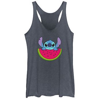 Disney's Lilo & Stitch Watermelon Stitch Juniors' Racerback Tank Top
