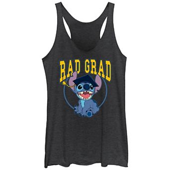 Disney's Lilo & Stitch Rad Grad Stitch Juniors' Racerback Tank Top