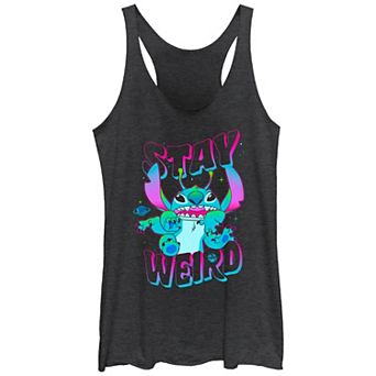 Disney's Lilo & Stitch Stay Weird Juniors' Racerback Tank Top