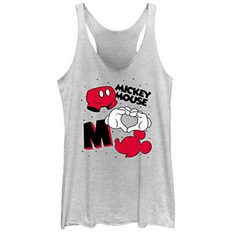 Disney's Mickey Mouse Icons Jumble Juniors' Racerback Tank Top